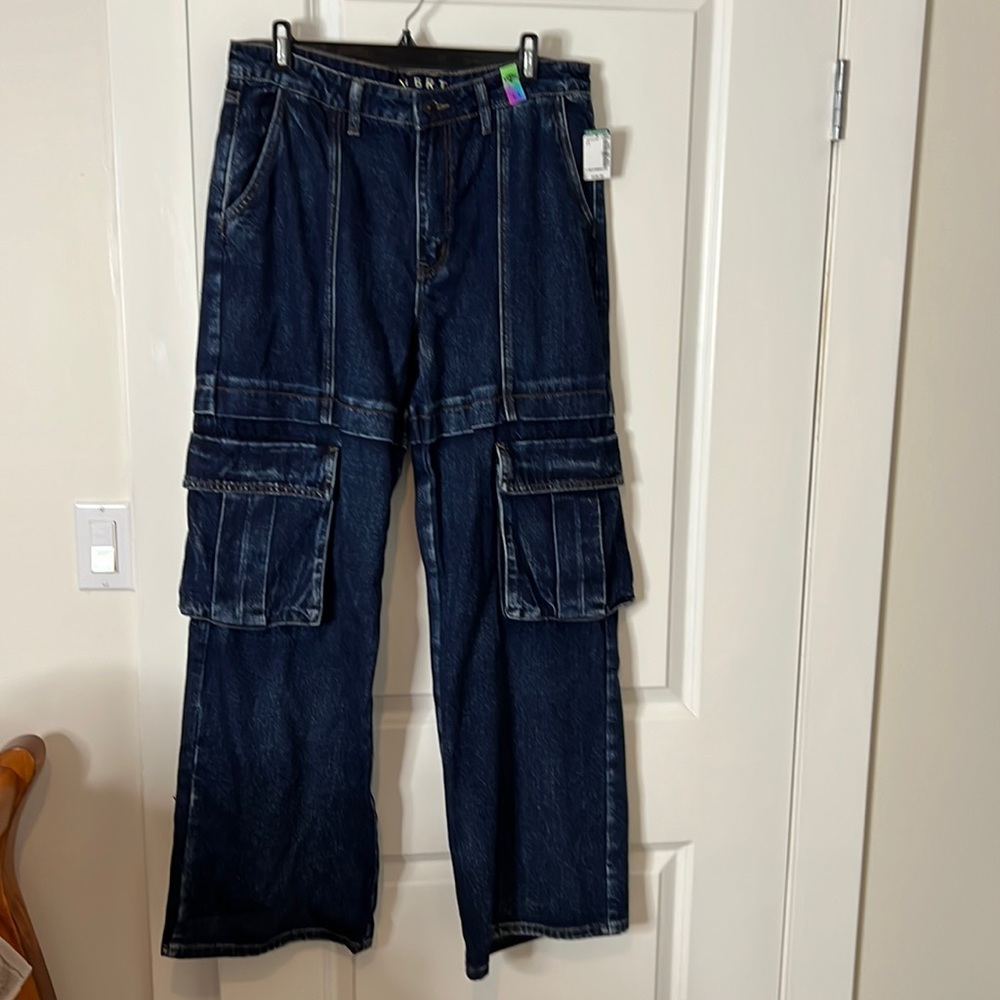 90s style wide leg jeans